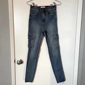 STR High Rise Jean Leggings with Cargo Pocket